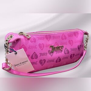 NWT Juicy Couture - Juicy Pink Girls Just Wanna Have Fun Shoulder Bag